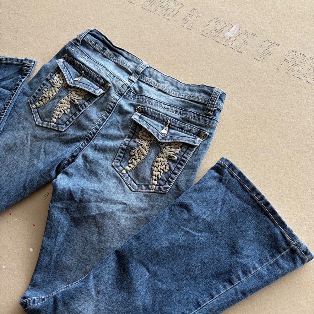 Y2K Maduzi Low Rise Flare Jeans